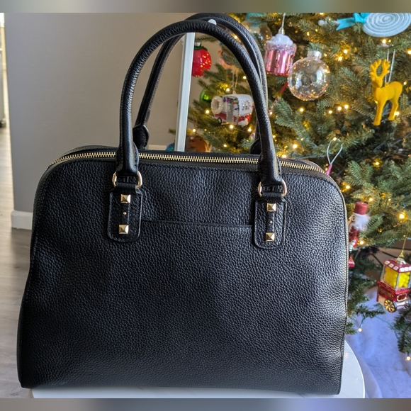 Michael Kors Studded Black Leather. - Picture 3 of 16